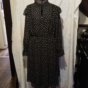 Torrid size 2, chiffon button down dress